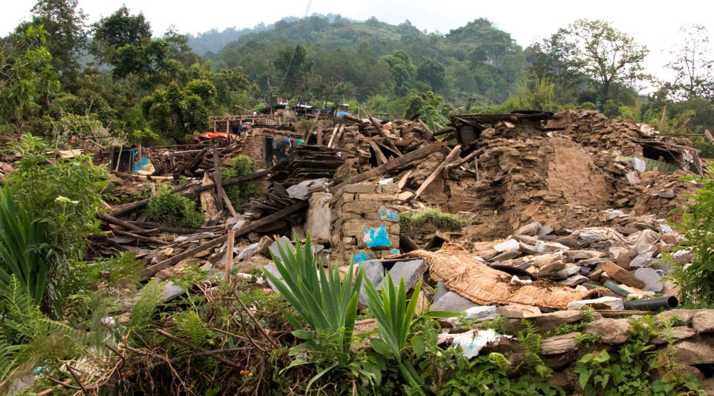 Earthquake destruction in Keura | Nepal Earthquake