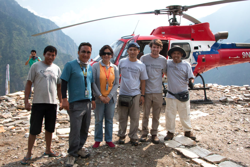 Water Missions staff with Mission Aviation Fellowship | Nepal