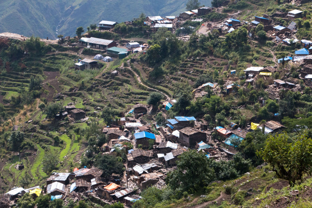 Destruction in Khorla from the earthquake | Water Missions in Nepal