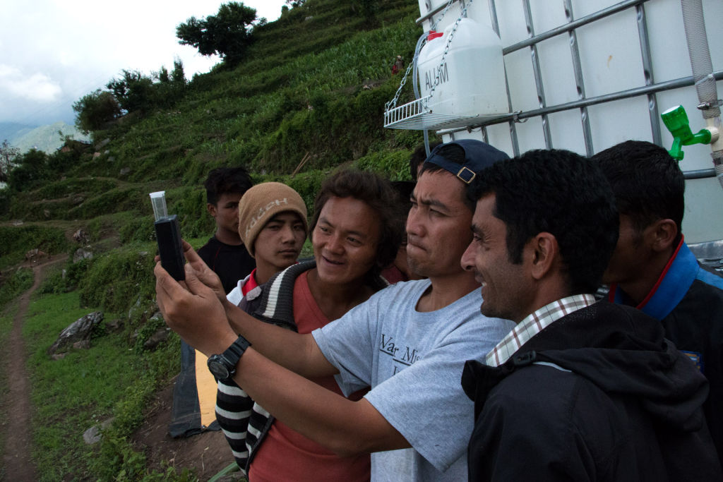 Chlorine level testing in Khorla | Water Missions in Nepal