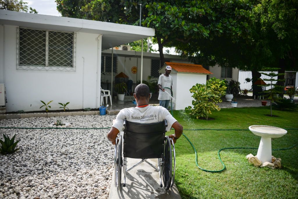 Willy at the compound | Water Missions Haiti