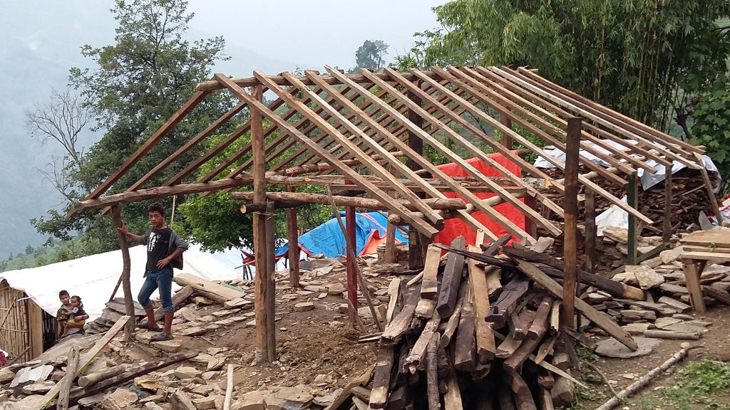 Rebuilding homes in Keura | Nepal Earthquake