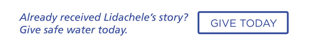 Give safe water today!