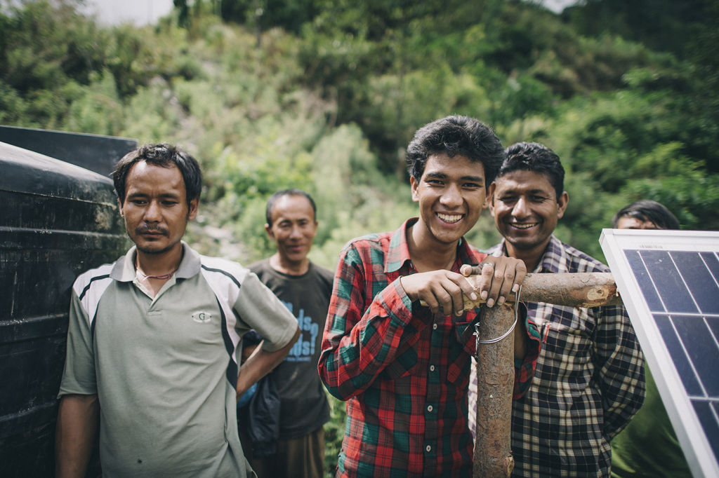 Thulodhading, NepalÂ - June 19, 2015