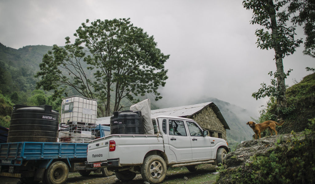 Thulodhading, NepalÂ - June 19, 2015