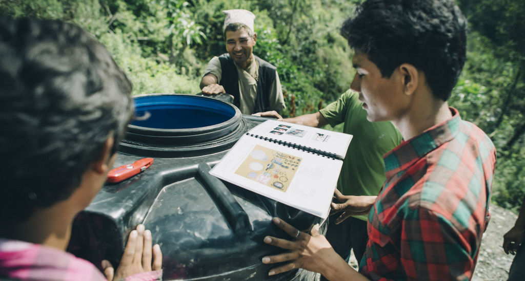 Thulodhading, NepalÂ - June 19, 2015