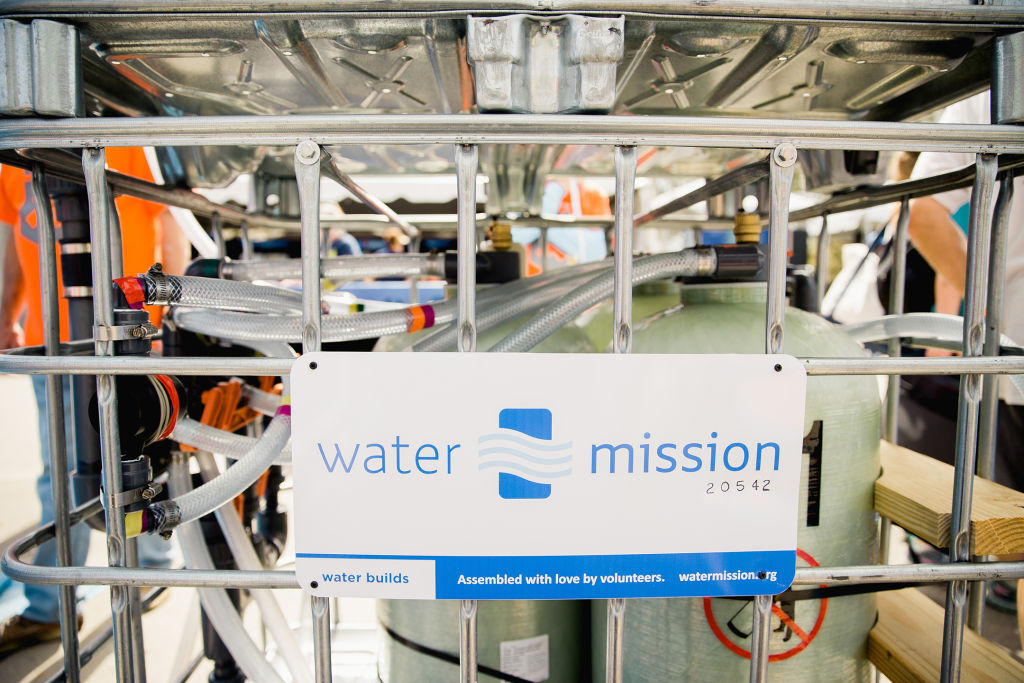 Water Mission Living Water Treatment System in Joseph P. Riley, Jr Stadium