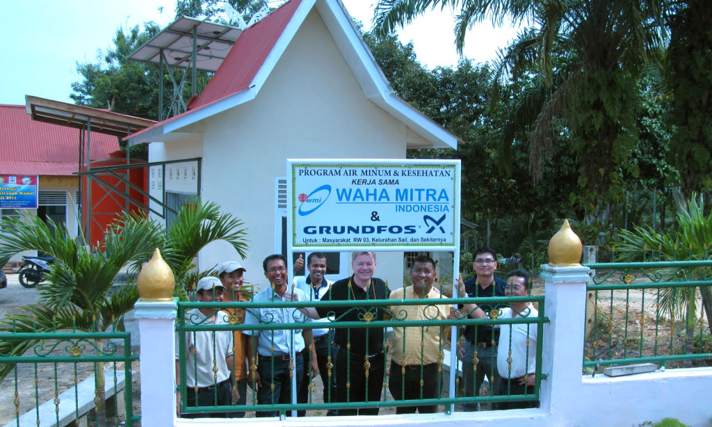 Grundfos and Water Mission project in Kulim, Indonesia