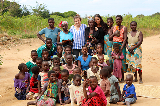 The Project Elev8 team celebrates safe water in Malawi.