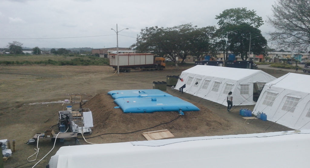 Samaritan's Purse Field Hospital in Chone, Ecuador