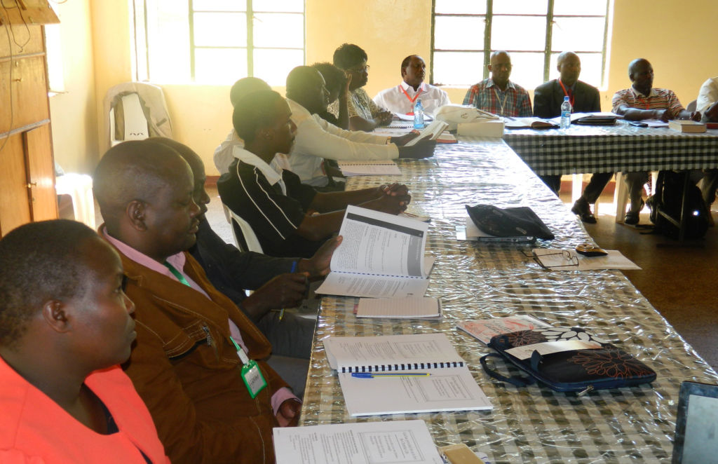 Pastors Listen at Conference with Water Mission Kenya and In Touch Ministries