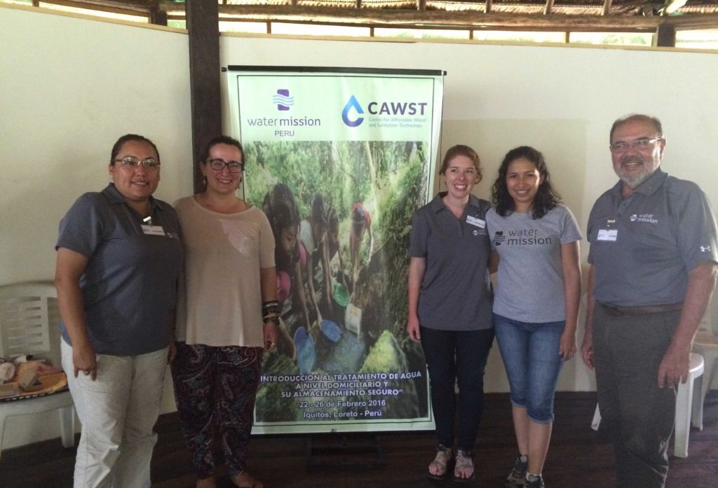 Water Mission Peru Staff at the CAWST Conference