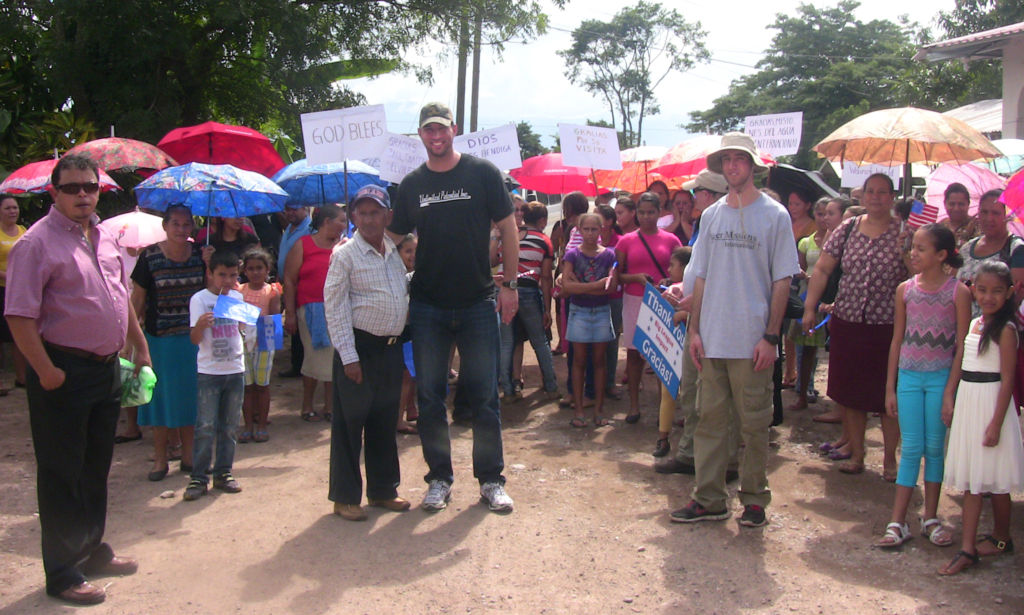 Adam Wainwright in Honduras with Water Mission 