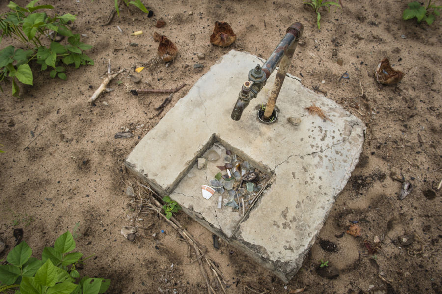 Broken Water Source in a community outside of Dar es Salaam, Tanzania | Water Mission