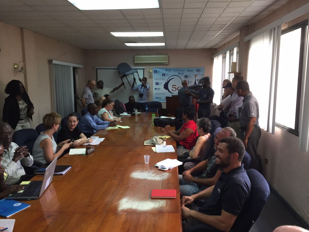 Water Mission Haiti participates in national WASH cluster meeting in Port-au-Prince.