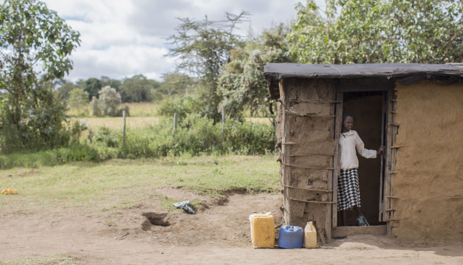 Young girl in Enariboo, Kenya