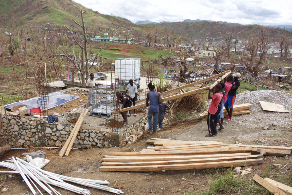 Water Mission Haiti team implements safe water systems.