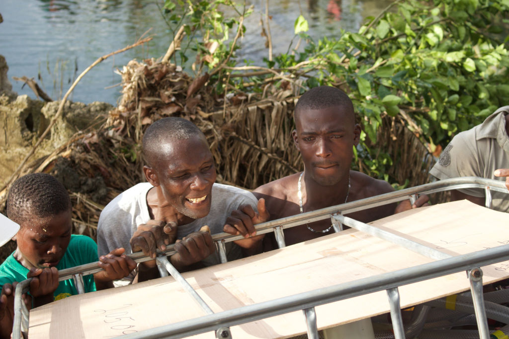 Water Mission Haiti team responding to Hurricane Matthew.