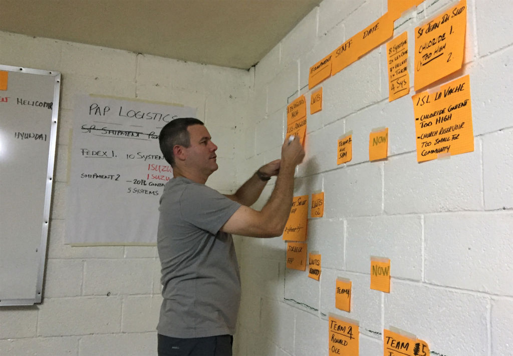 Water Mission Haiti responds to Hurricane Matthew.