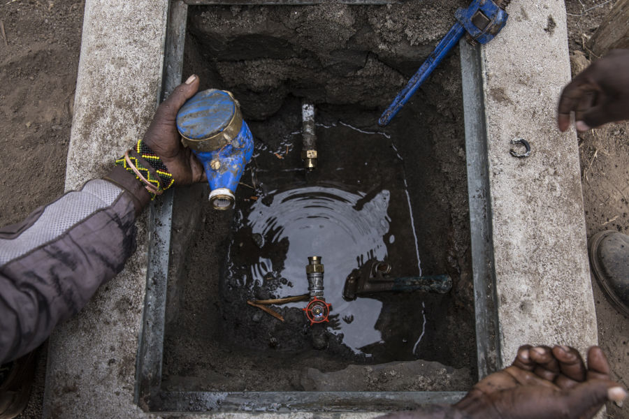 Water Mission Kenya prayed for a solution amidst this difficult engineering project in Enariboo, Kenya.