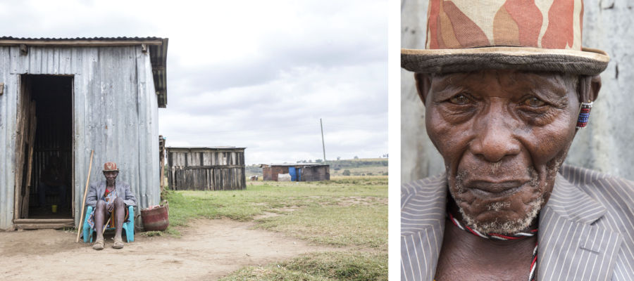 Man in Maasai community of Enariboo, Kenya