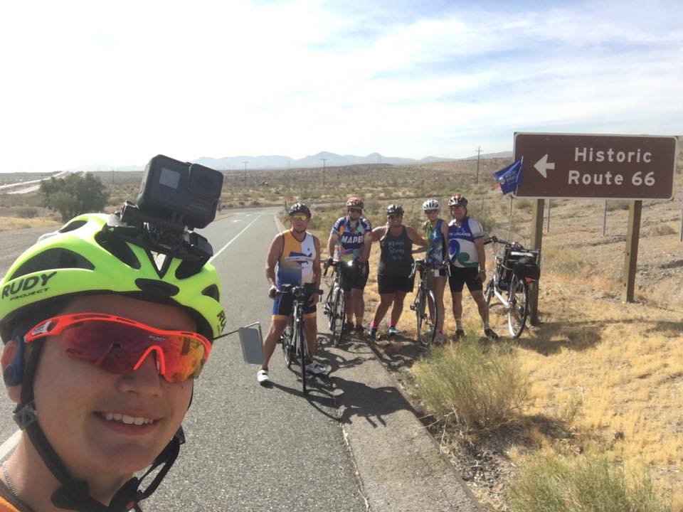 The Scotty's Ride team on Route 66.