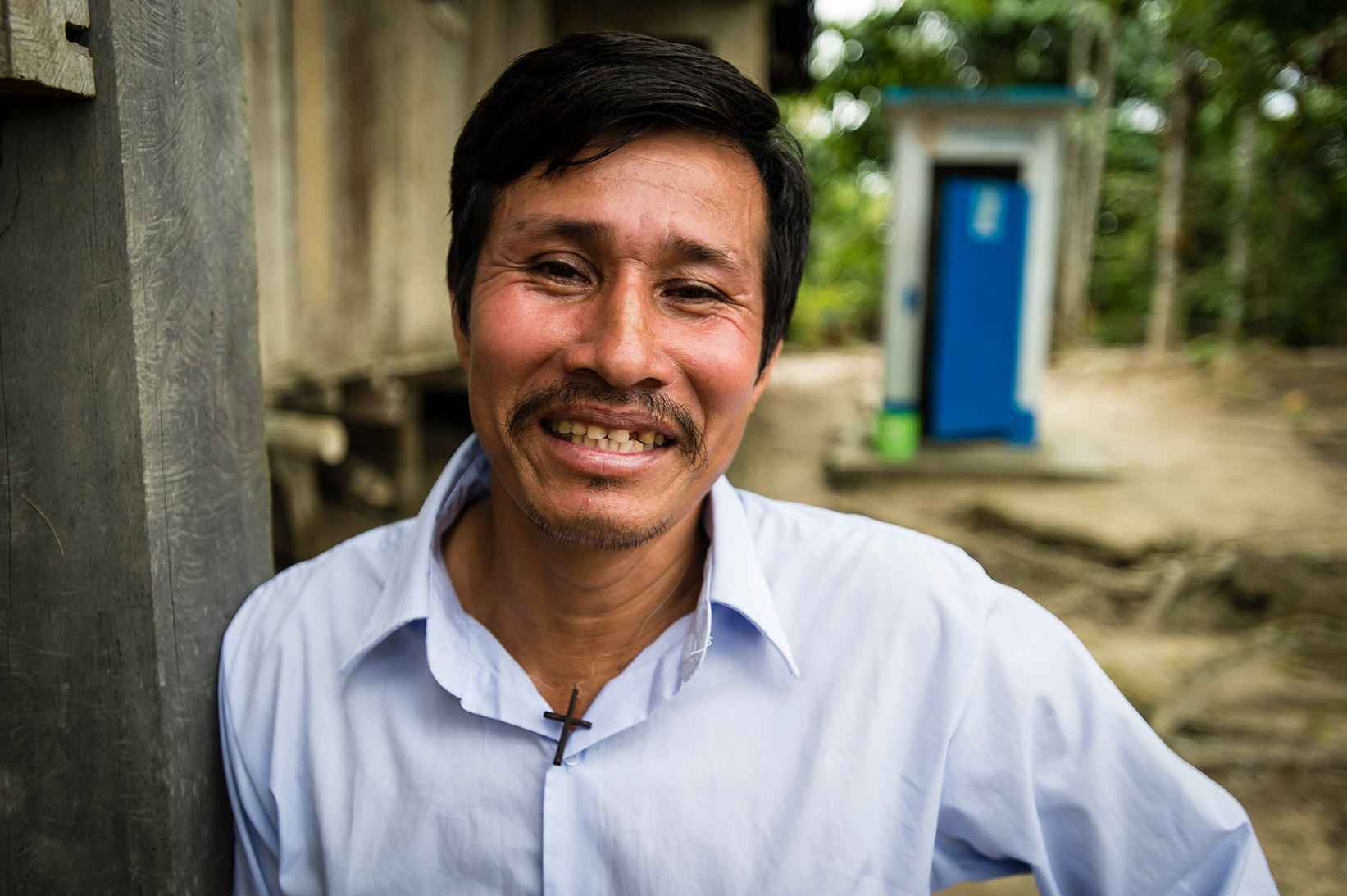 Segundo is a father of four in Peru.