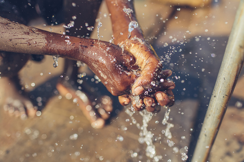 Water Mission installed a safe water treatment system at Dina's school in Malawi.