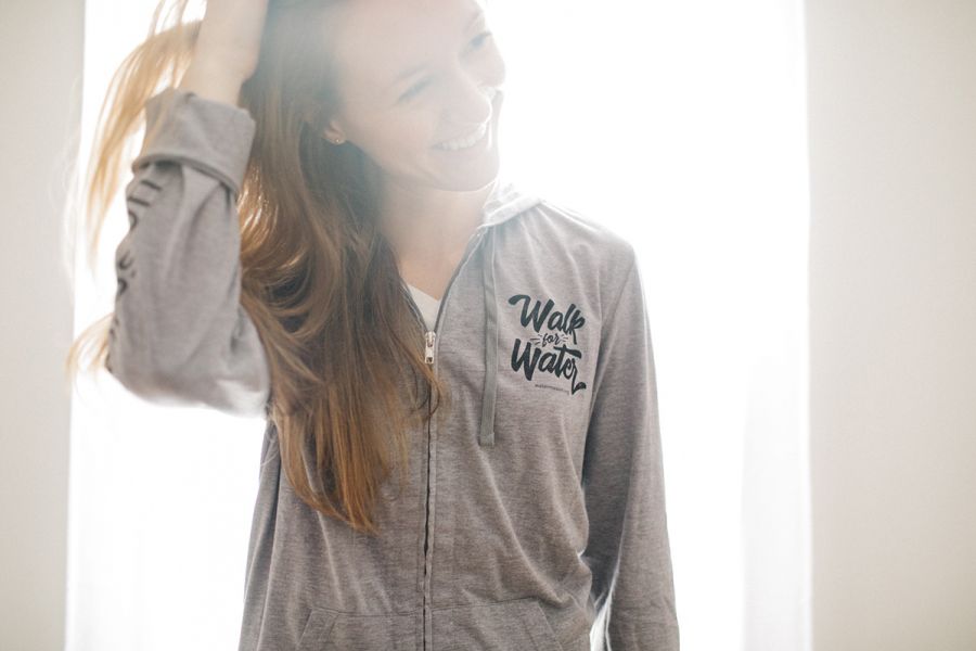 Limited-edition Water Mission hoodie!