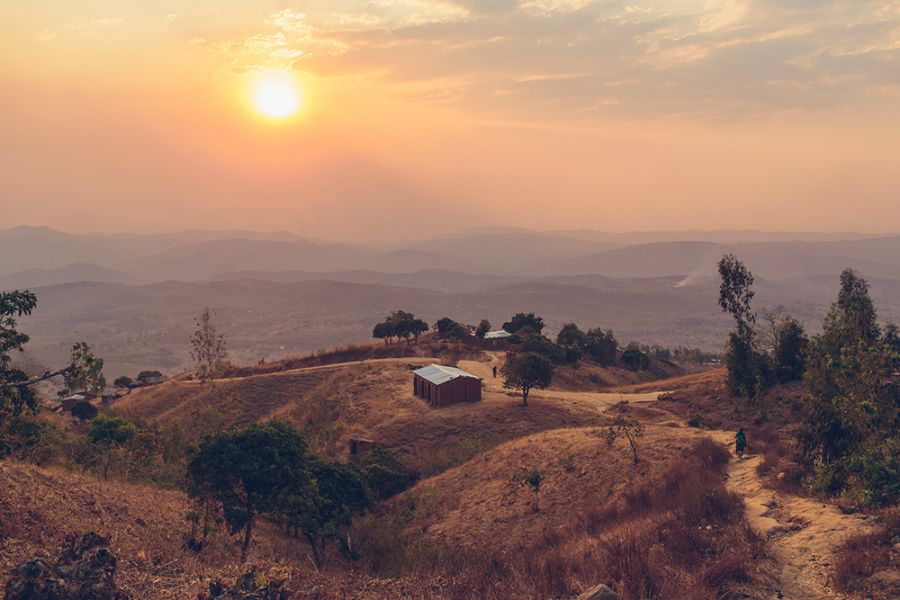 A beautiful, rural Malawi landscape.