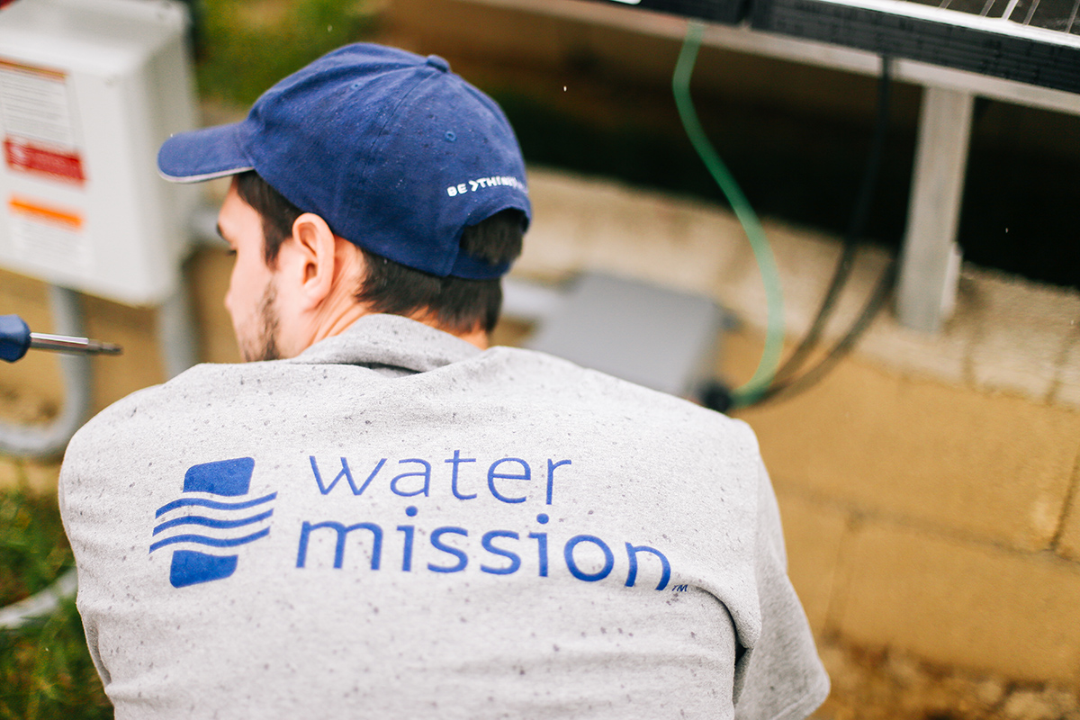 Water Mission team member