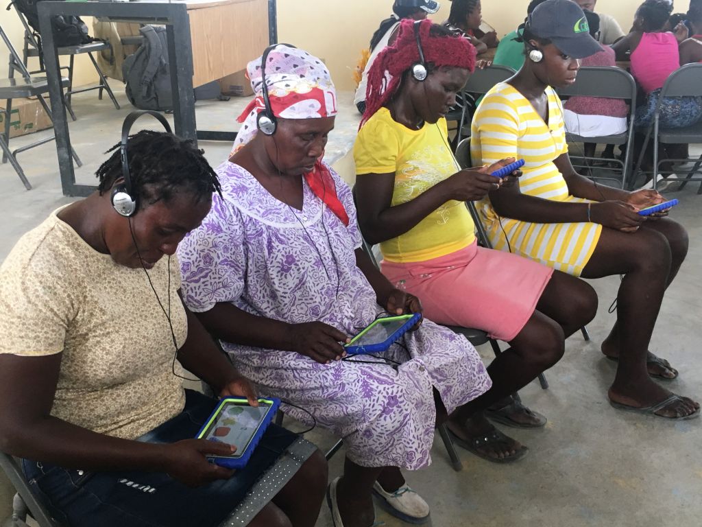 Restore Survey participants in Haiti