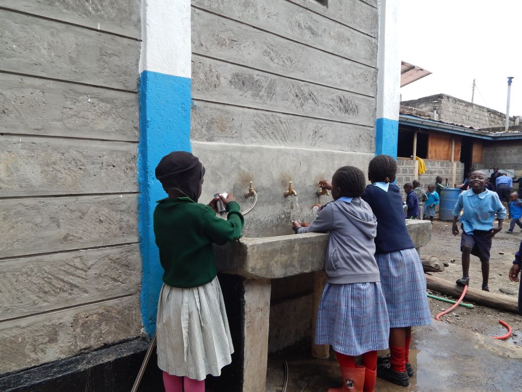 New water point within the school
