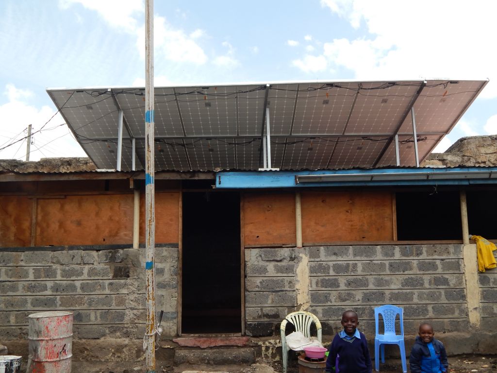 This sustainable safe water system is solar-powered!
