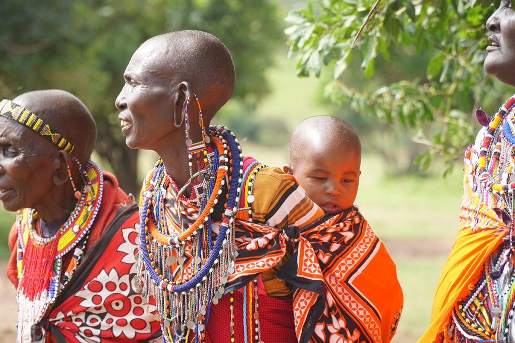 A mother and her baby in Enkereri.