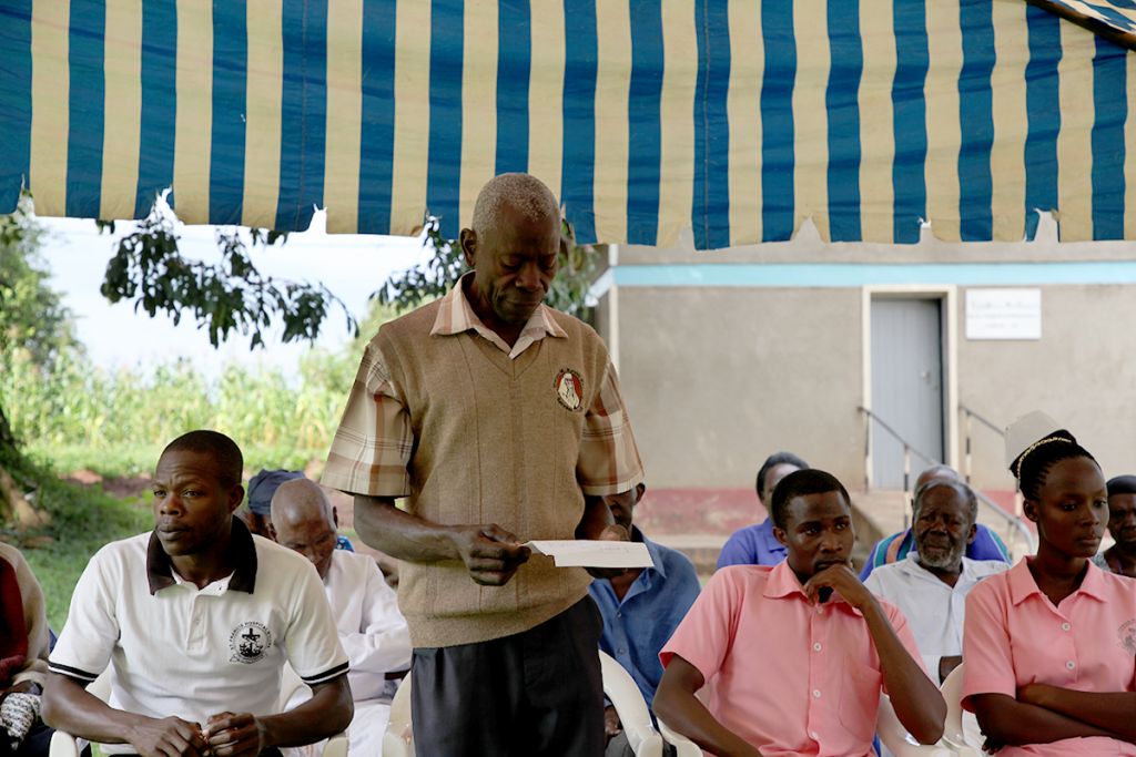 Tea with St. Francis Hospital staff and patients this summer.
