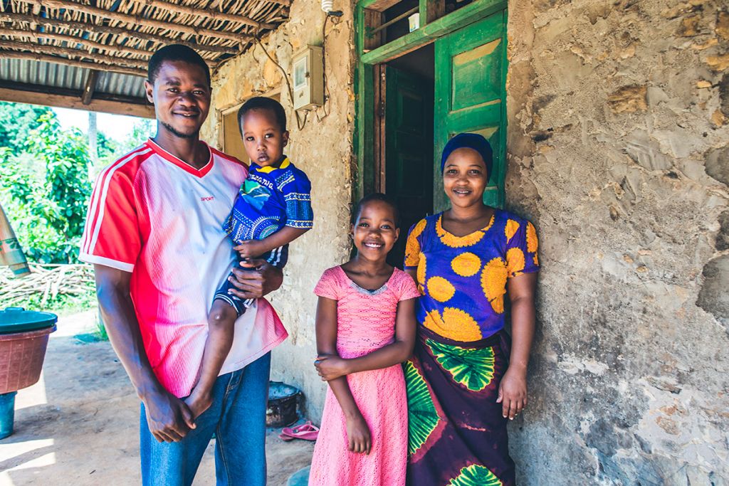 Rachel, Geoffrey, Magdelena, and Neema Poul