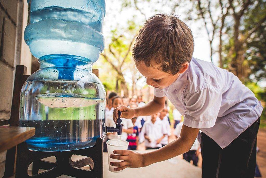 Safe water in Honduras.