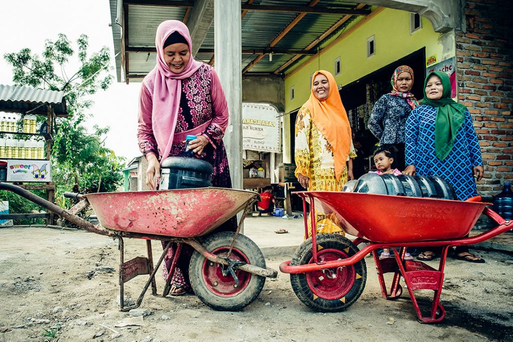 Safe water in Indonesia