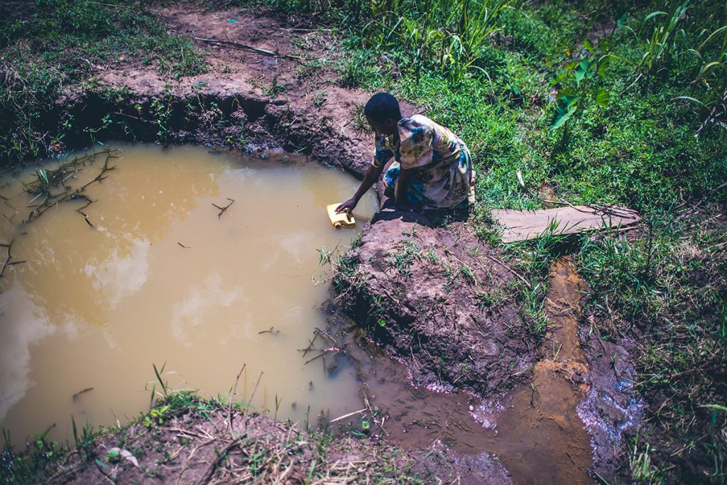 Dirty water in Uganda