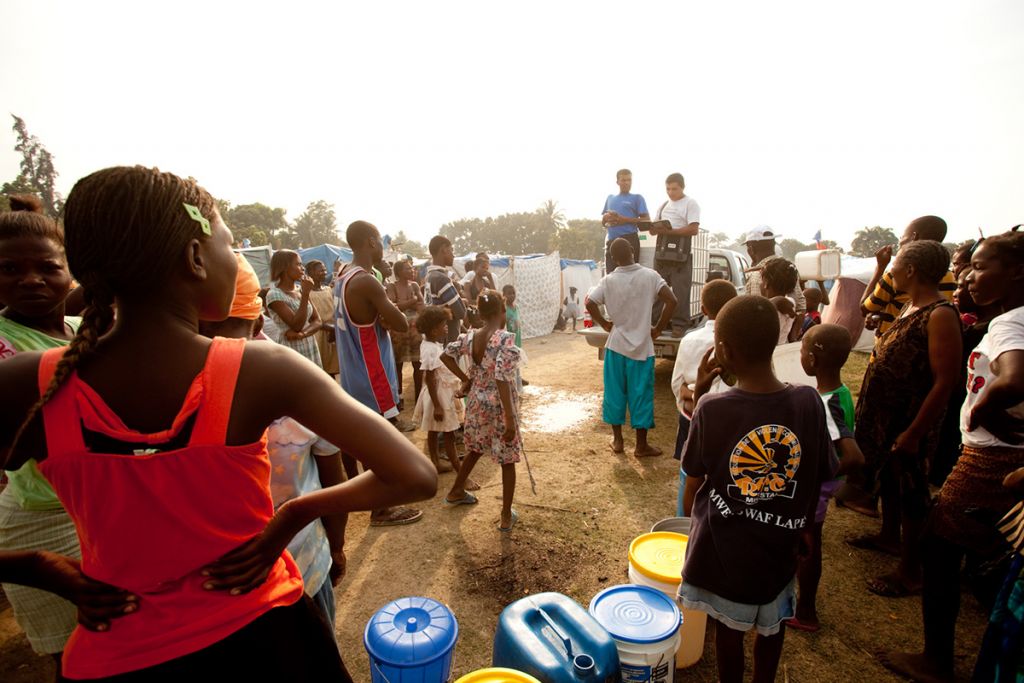 Distribution of safe water