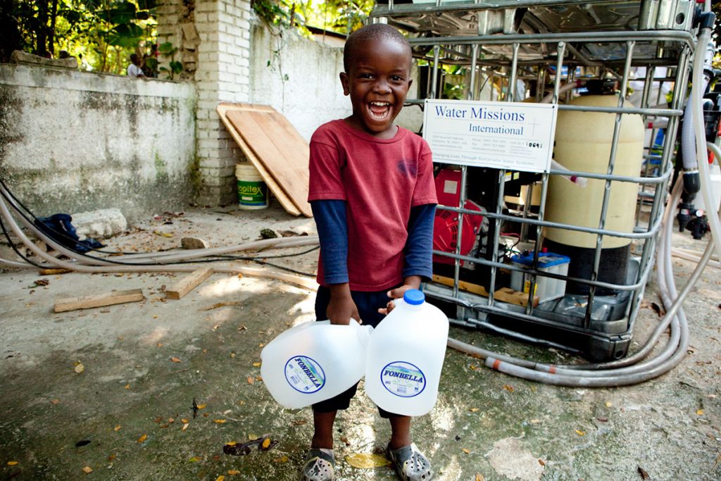 Safe water after the earthquake