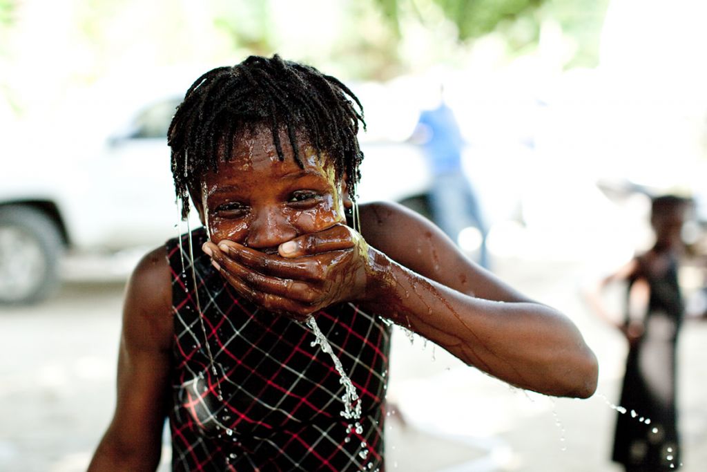 Safe water after the earthquake