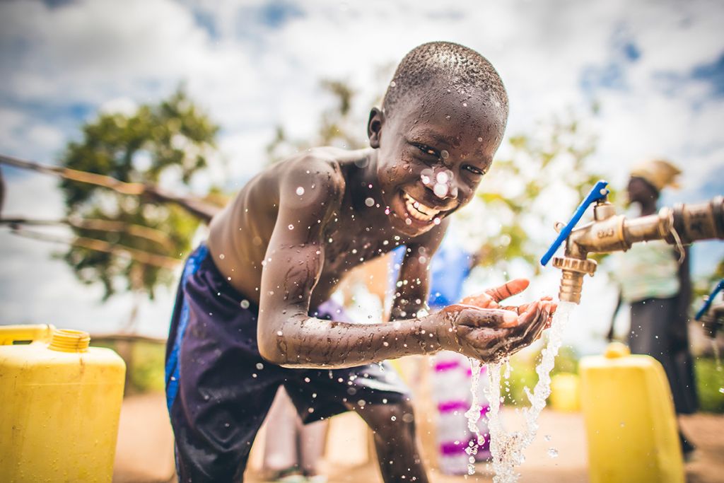 Safe water in Bidi Bidi refugee settlement