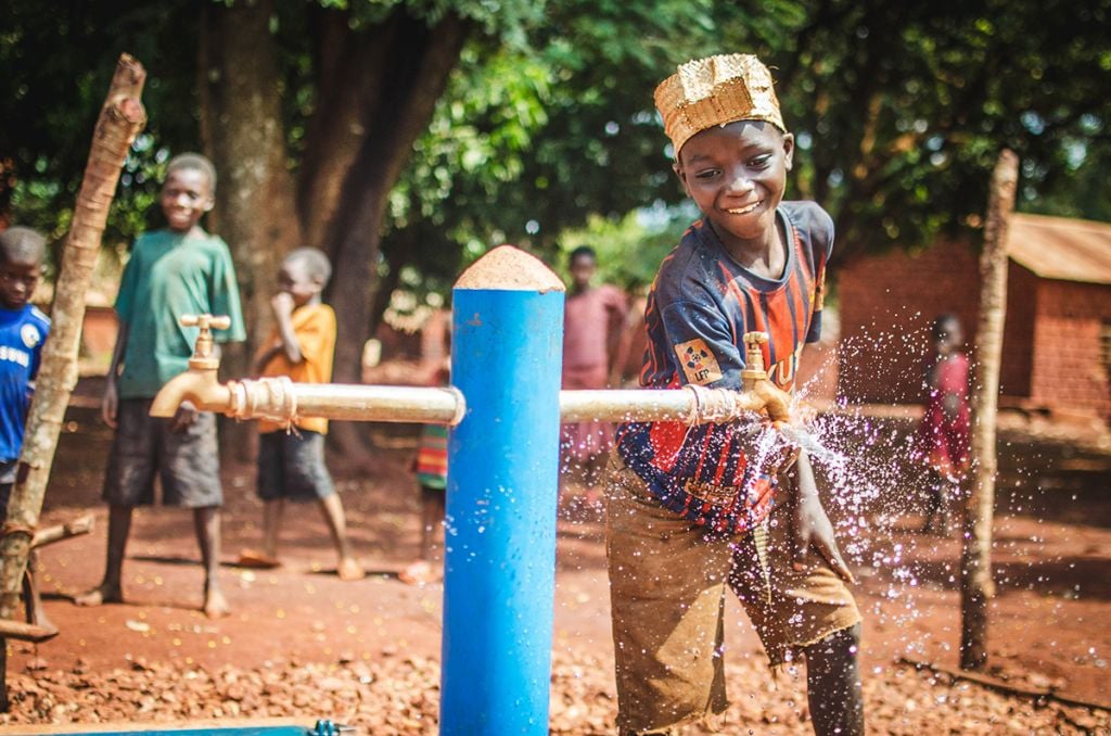 Safe water in the often-forgotten community of Zeze, Tanzania, which borders Nyarugusu refugee camp