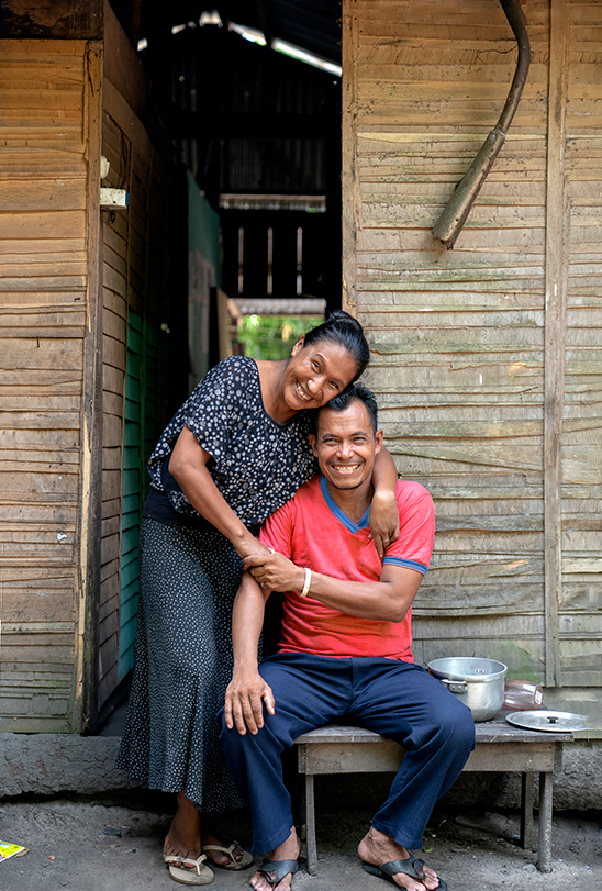 Pastor Julio and his wife Elmira