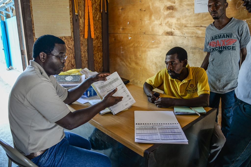 Sustainability training in the community of Savanne Ronde, Haiti
