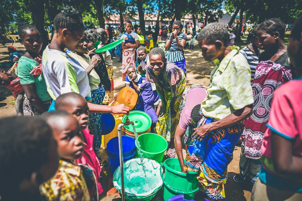Safe water in Malawi's displacement camps