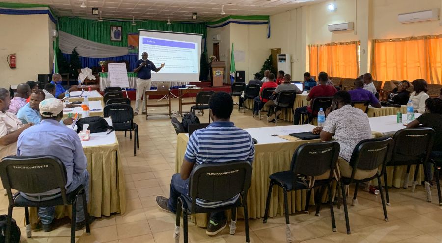 WCAR Solar Hub Training In Sierra Leone